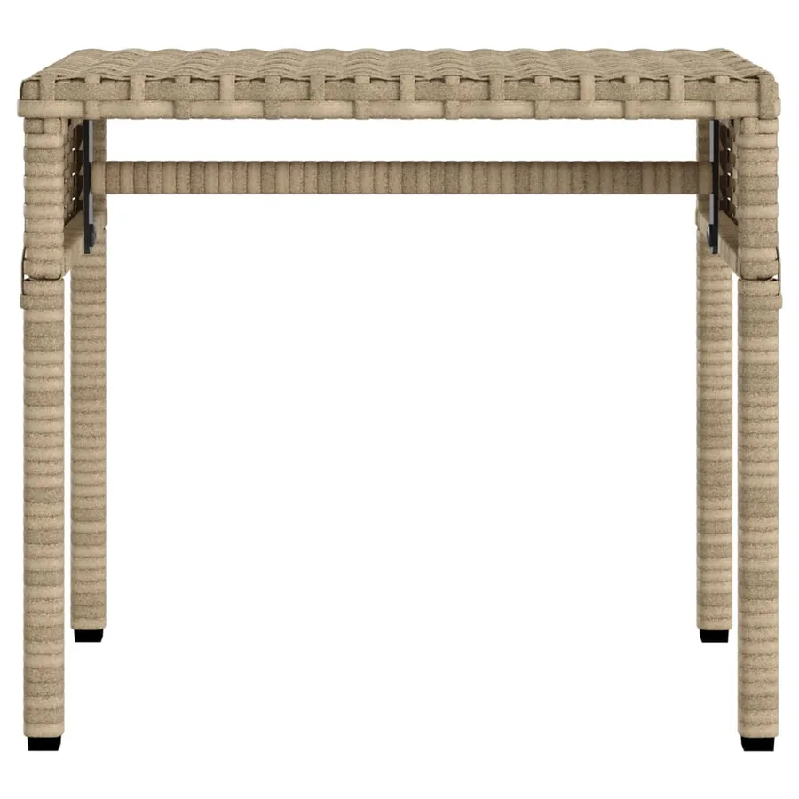 Chaises longues lot de 2 avec auvents et table gris poly rotin - 39