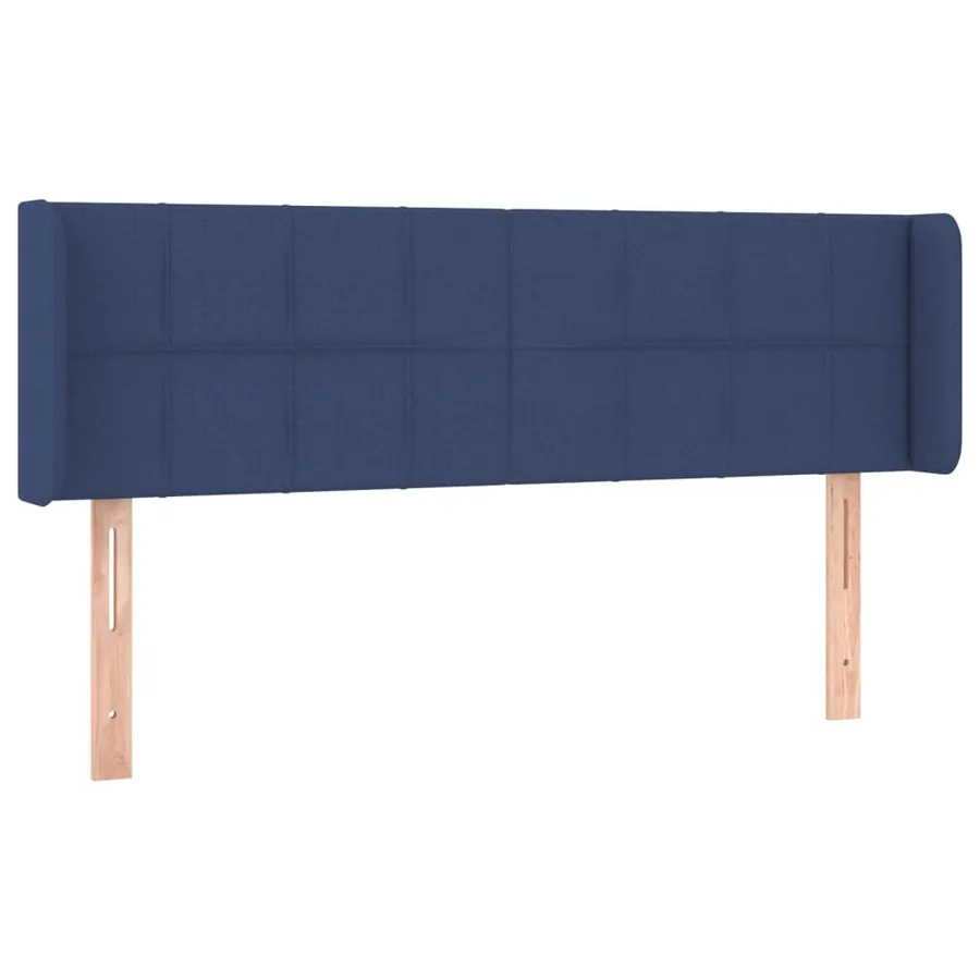 Tête de lit à LED Bleu 147x16x78/88 cm Tissu - 3