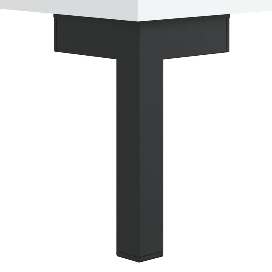 Meuble TV blanc 150x30x44,5 cm bois d'ingénierie - 9