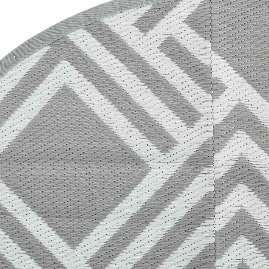 Tapis d'extérieur ARAKIL gris Ø120 cm PP - 5
