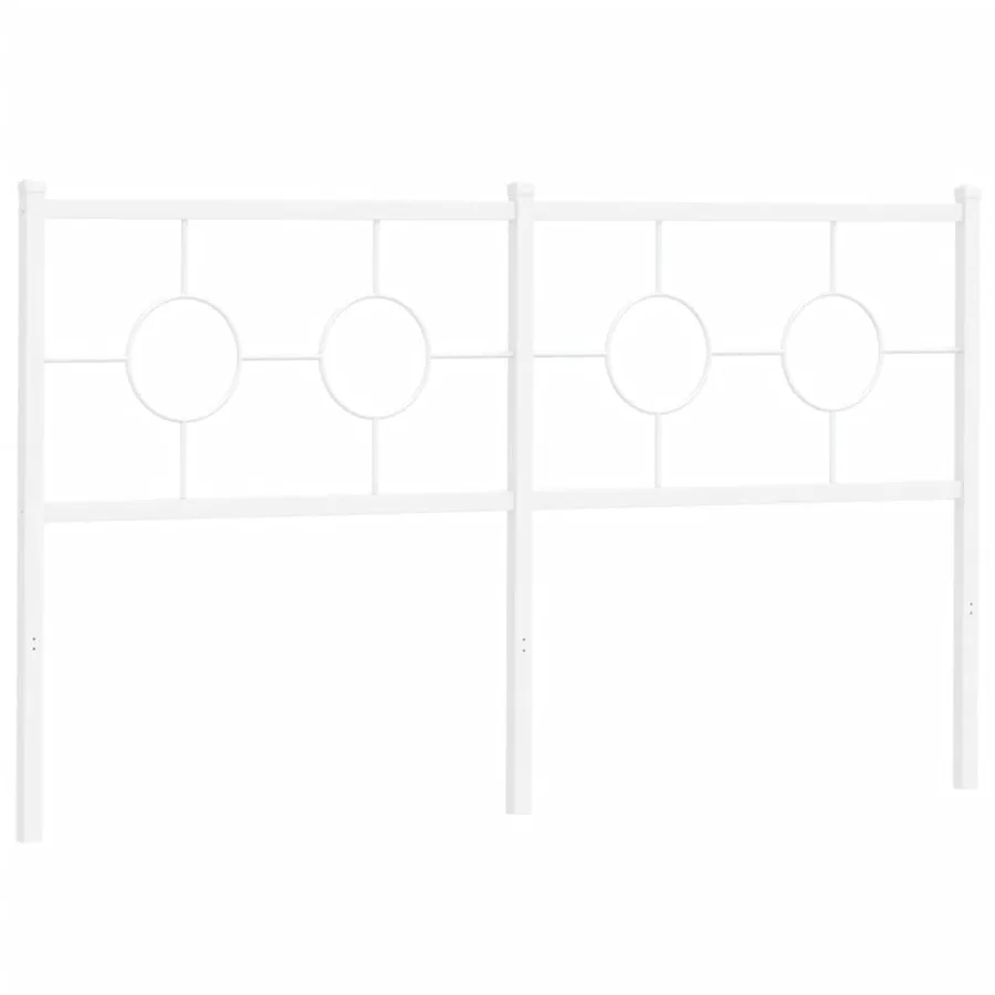 Tête de lit de remplacement métal blanc 160 cm - 2