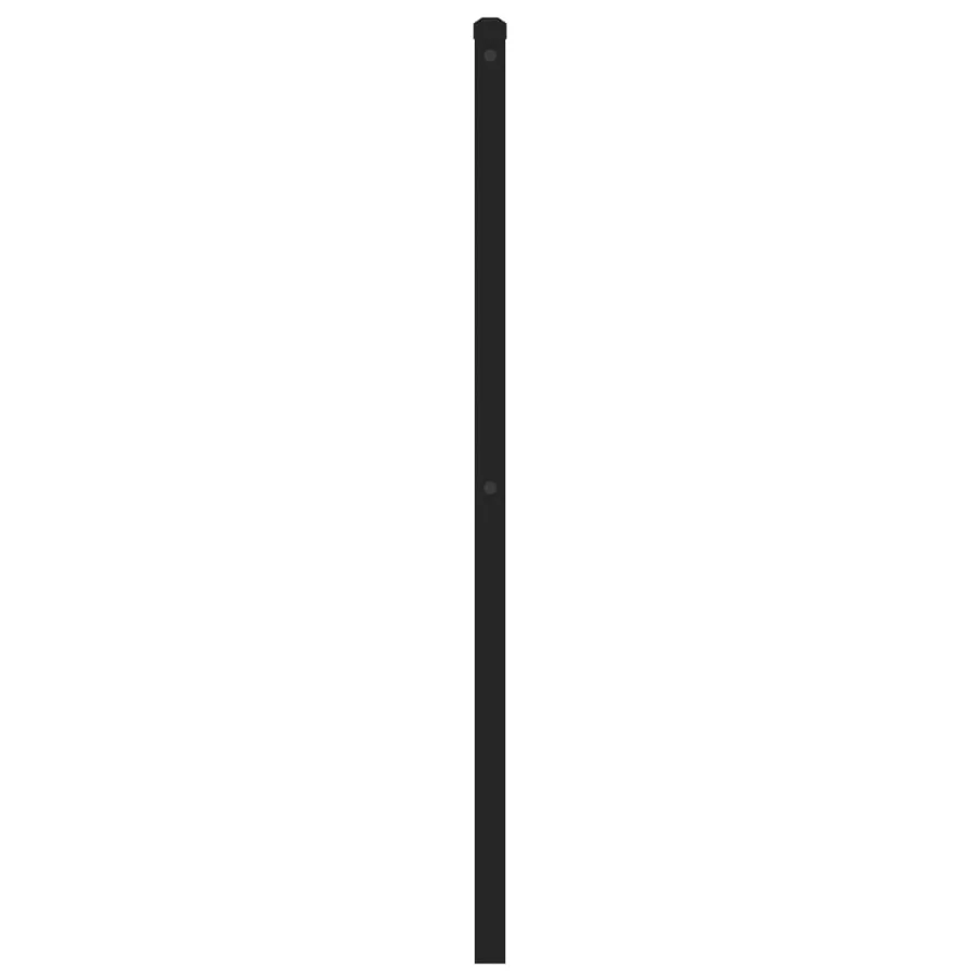 Tête de lit de remplacement métal noir 120 cm - 5