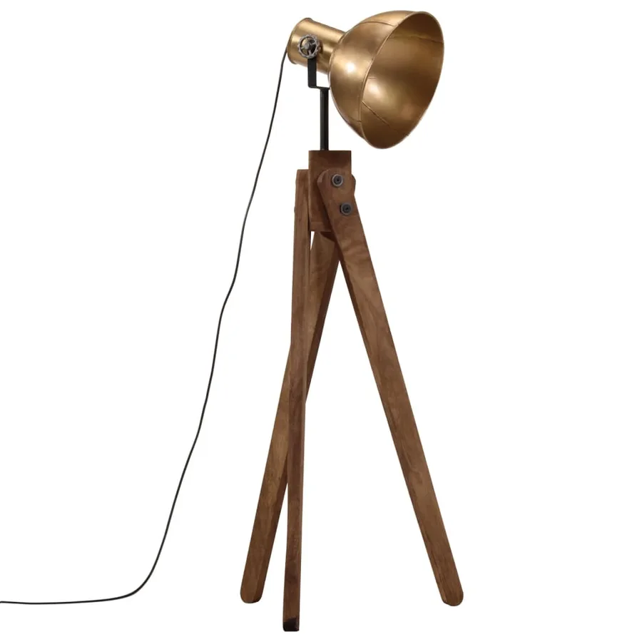 Lampadaire 25 W laiton antique 45x45x120 cm E27 - 2