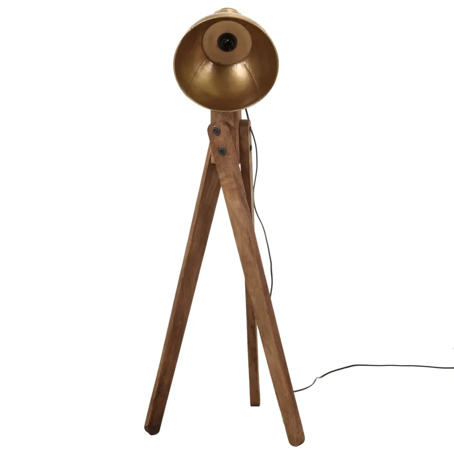 Lampadaire 25 W laiton antique 45x45x120 cm E27 - 3