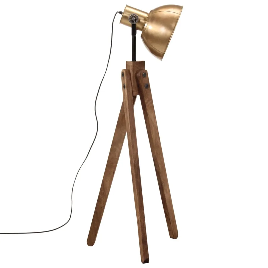 Lampadaire 25 W laiton antique 45x45x120 cm E27 - 4
