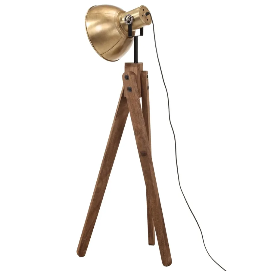 Lampadaire 25 W laiton antique 45x45x120 cm E27 - 5