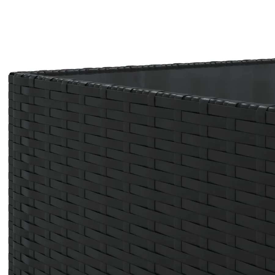 Salon de jardin 7 pcs avec coussins Noir Résine tressée 63 x 63 x 57,5 cm - 48,9 kg - 9