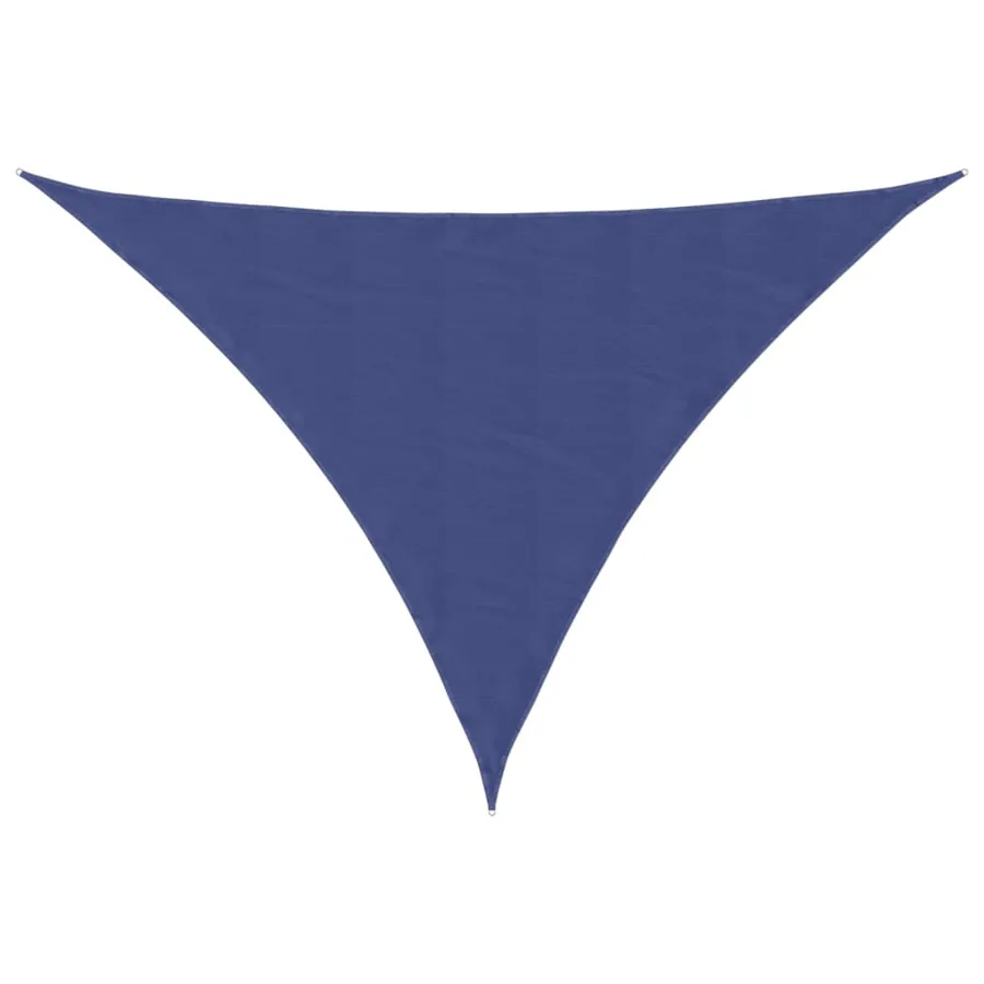 Voile de parasol Tissu Oxford triangulaire 5x6x6 m bleu - 2