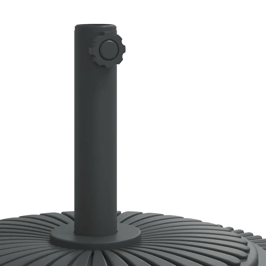 Base de parasol avec roues pour mâts Ø38 / 48 mm 27 kg rond - 7