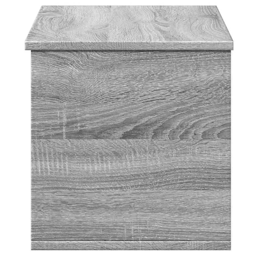 Boîte de rangement sonoma gris 90x35x35 cm bois d'ingénierie - 5