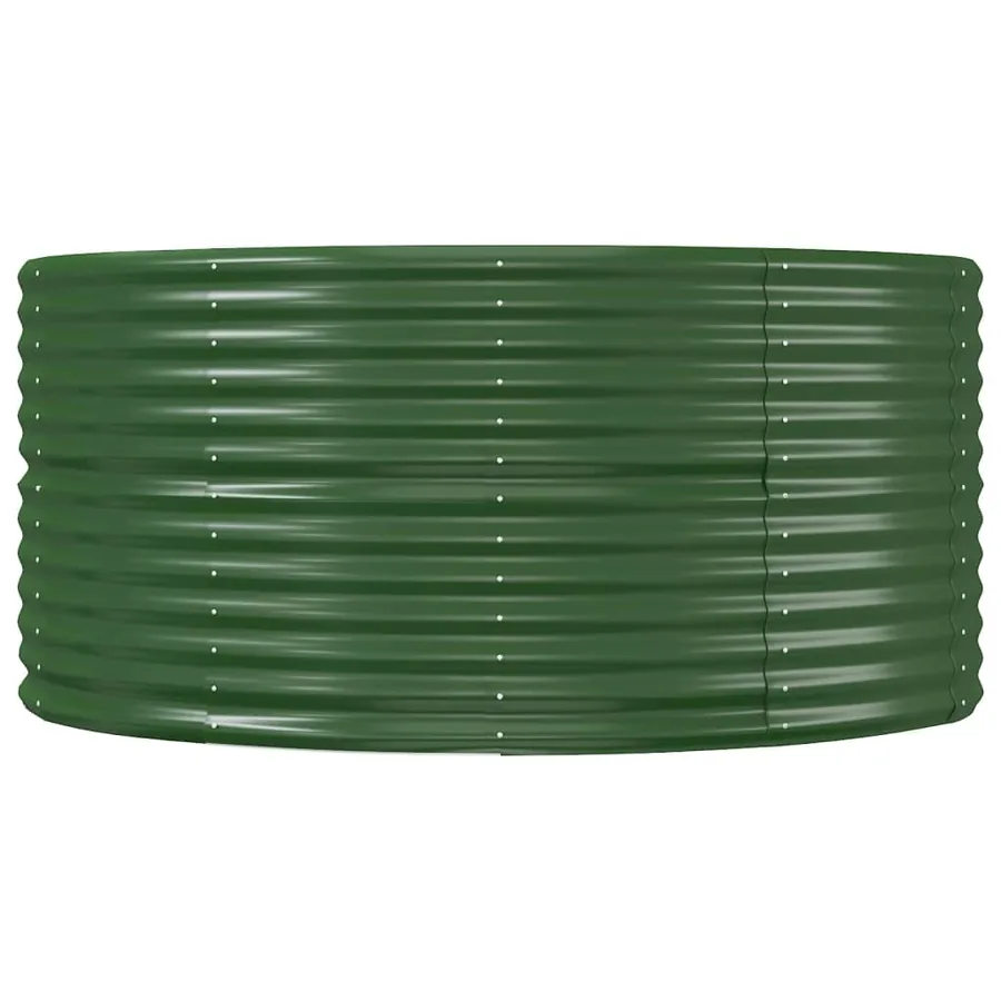 Lit surélevé de jardin Vert Acier galvanisé - 4