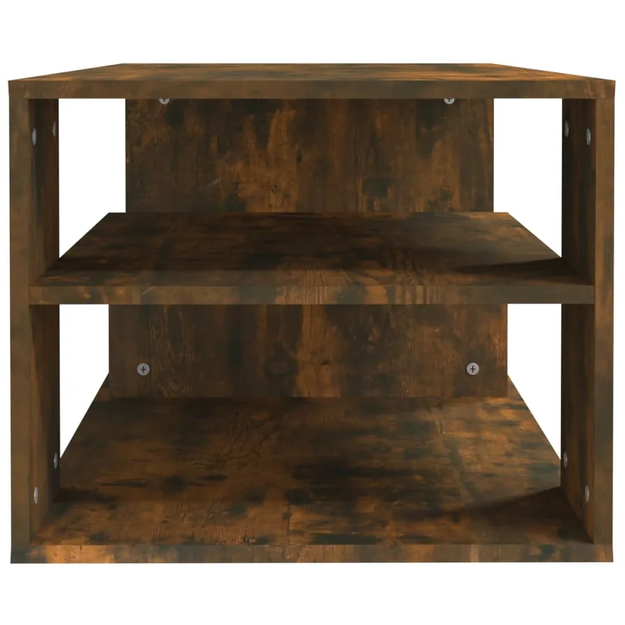 Table basse Chêne fumé 100x50x40 cm Bois d'ingénierie - 4