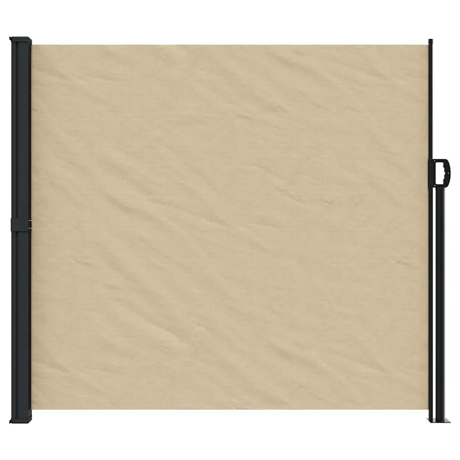 Auvent latéral rétractable beige 180x500 cm - 3