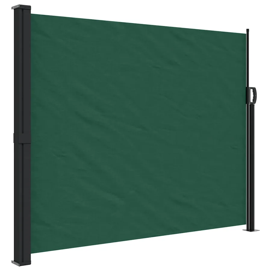 Auvent latéral rétractable vert foncé 170x300 cm - 2
