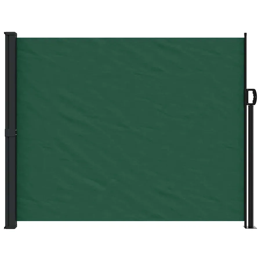 Auvent latéral rétractable vert foncé 170x300 cm - 3