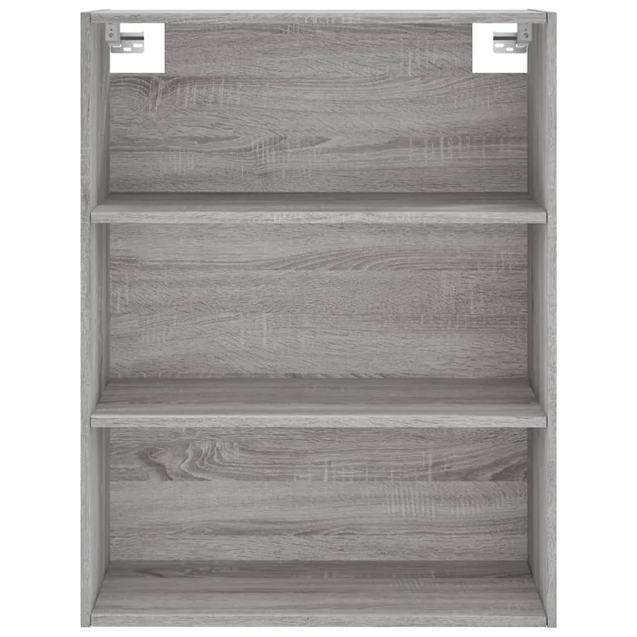 Buffet haut Sonoma gris 69,5x34x180 cm Bois d'ingénierie - 6