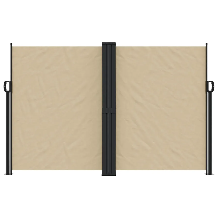 Auvent latéral rétractable beige 160x1200 cm - 3