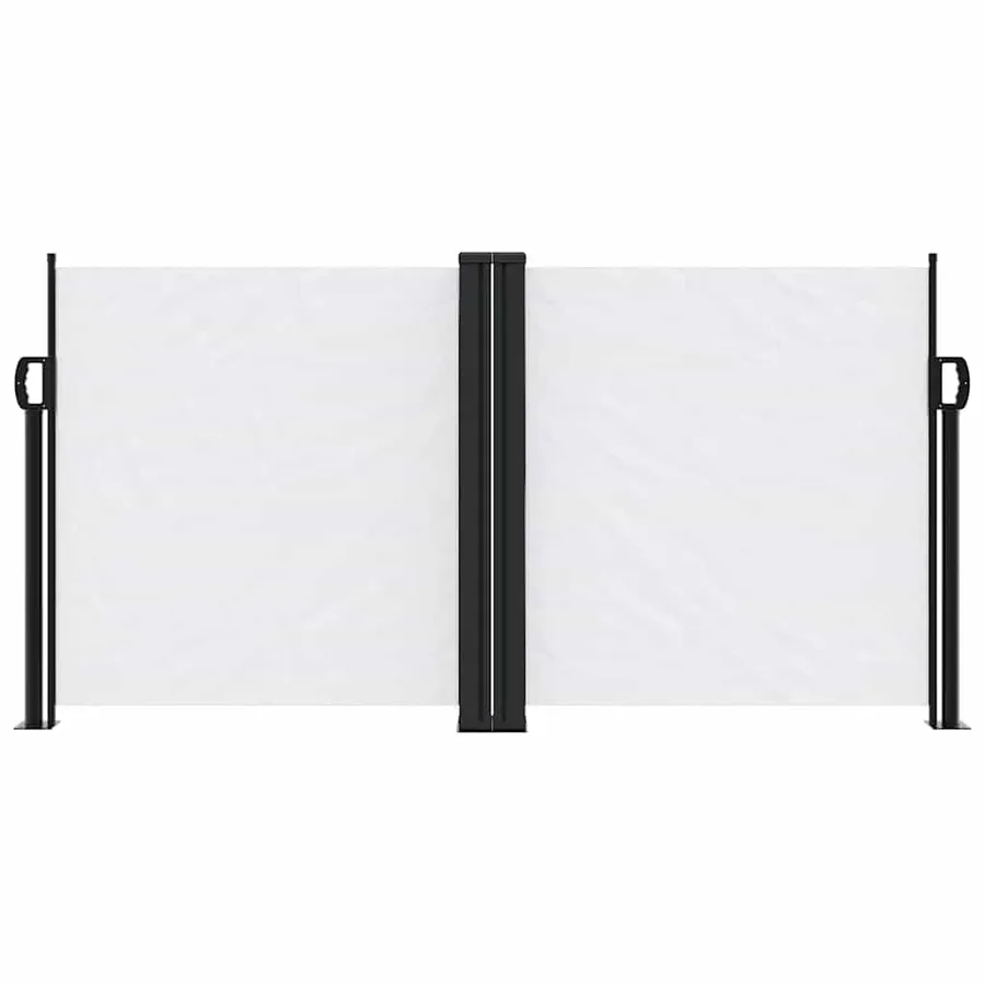 Auvent latéral rétractable blanc 120x1200 cm - 3