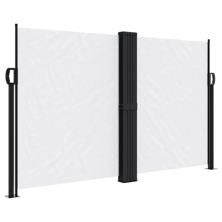 Auvent latéral rétractable blanc 140x1000 cm - 2