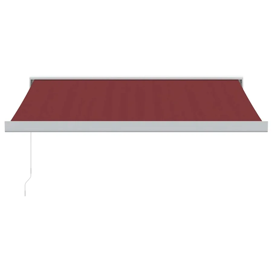 Auvent manuel rétractable bordeaux 350x250 cm - 3