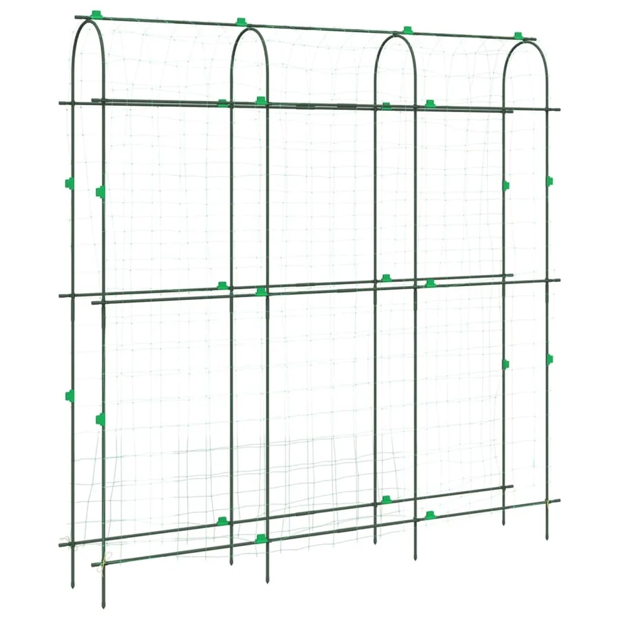 Treillis de jardin pour plantes grimpantes 2 pcs forme en U - 7