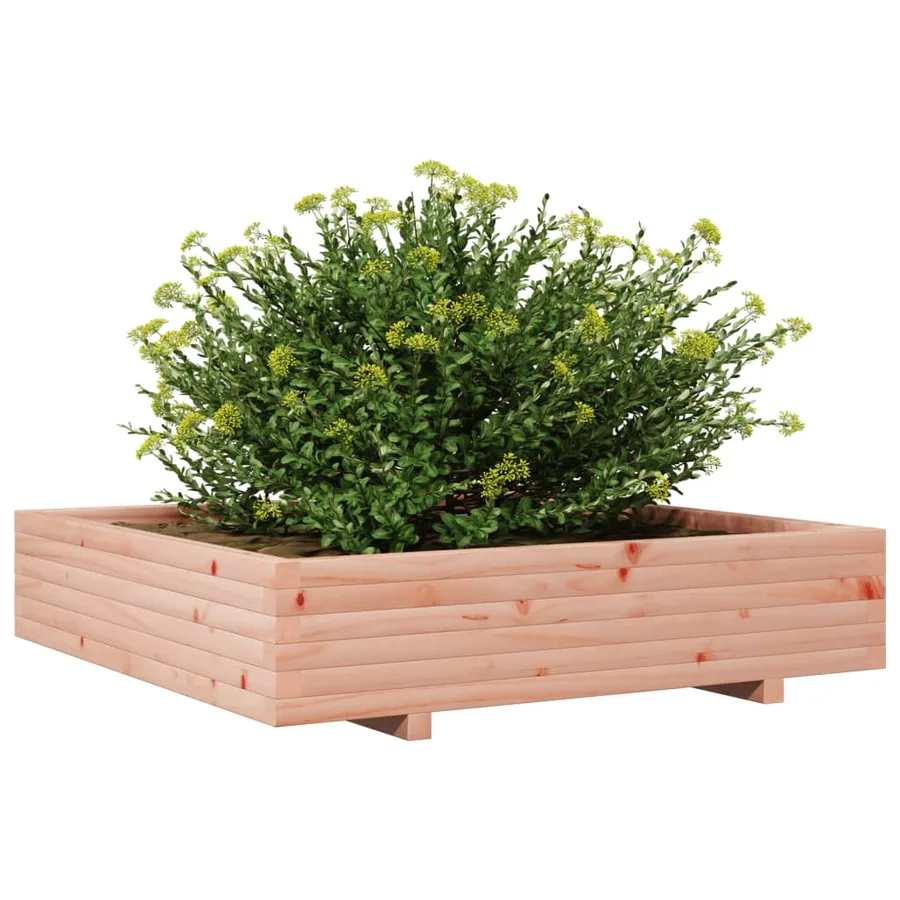 Jardinière 110x110x26,5 cm bois massif de douglas - 4