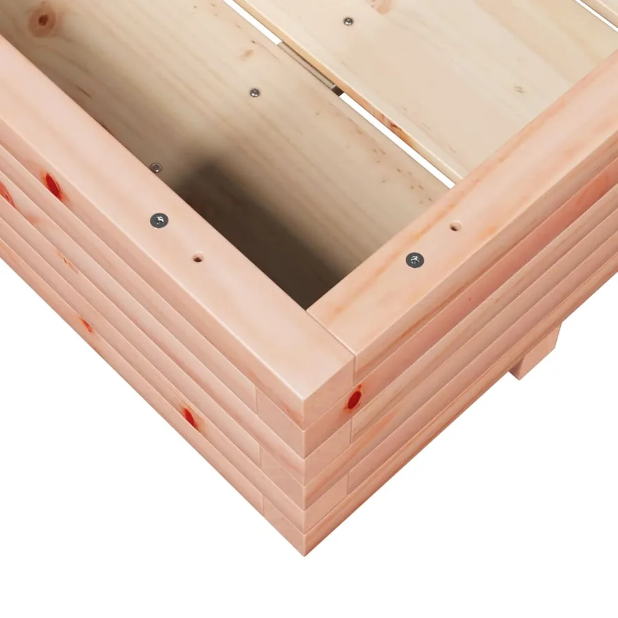 Jardinière 110x110x26,5 cm bois massif de douglas - 8