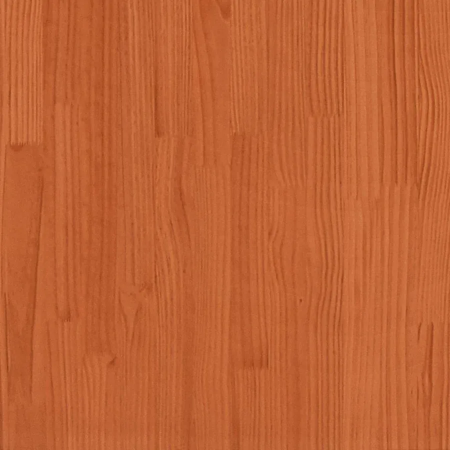Banc avec toit cire marron 117,5x70x176,5 cm bois de pin massif - 8
