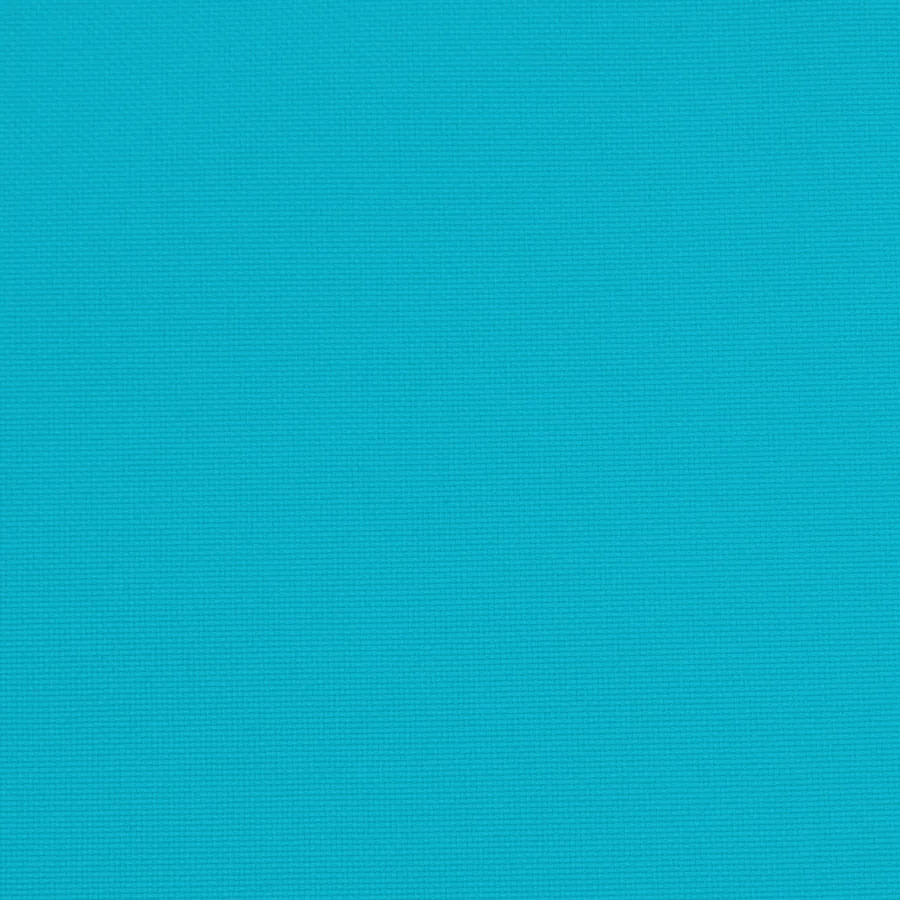 Coussins de chaise de jardin lot de 4 turquoise 50x50x4cm tissu - 8