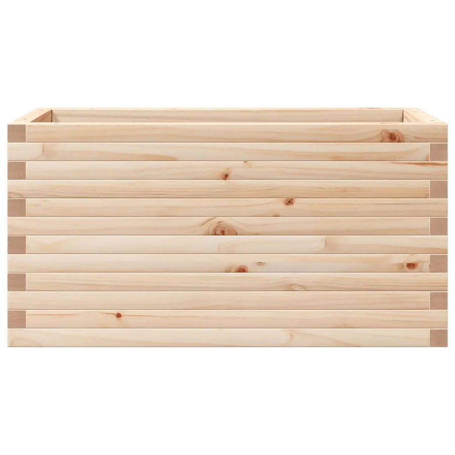 Jardinière 90x40x45,5 cm bois de pin massif - 5