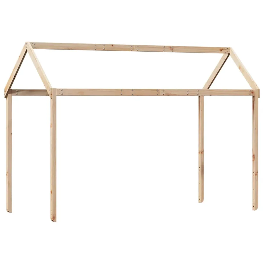 Toit de lit pour enfants 217x85,5x154 cm bois de pin massif - 2