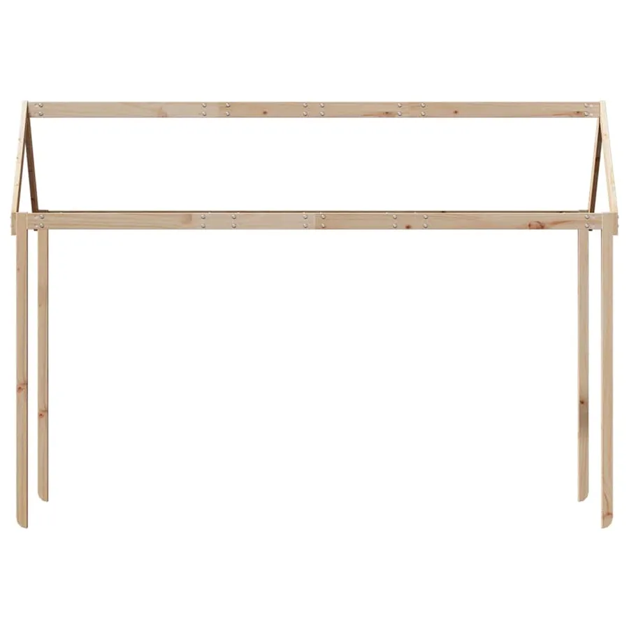 Toit de lit pour enfants 217x85,5x154 cm bois de pin massif - 4