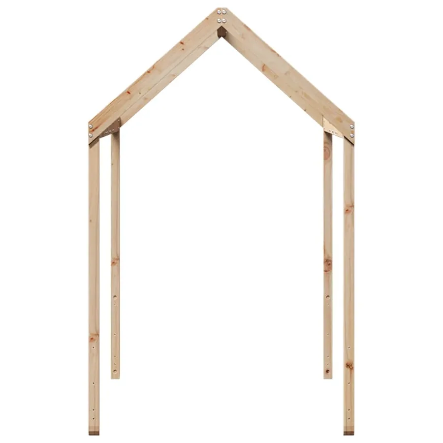 Toit de lit pour enfants 217x85,5x154 cm bois de pin massif - 5
