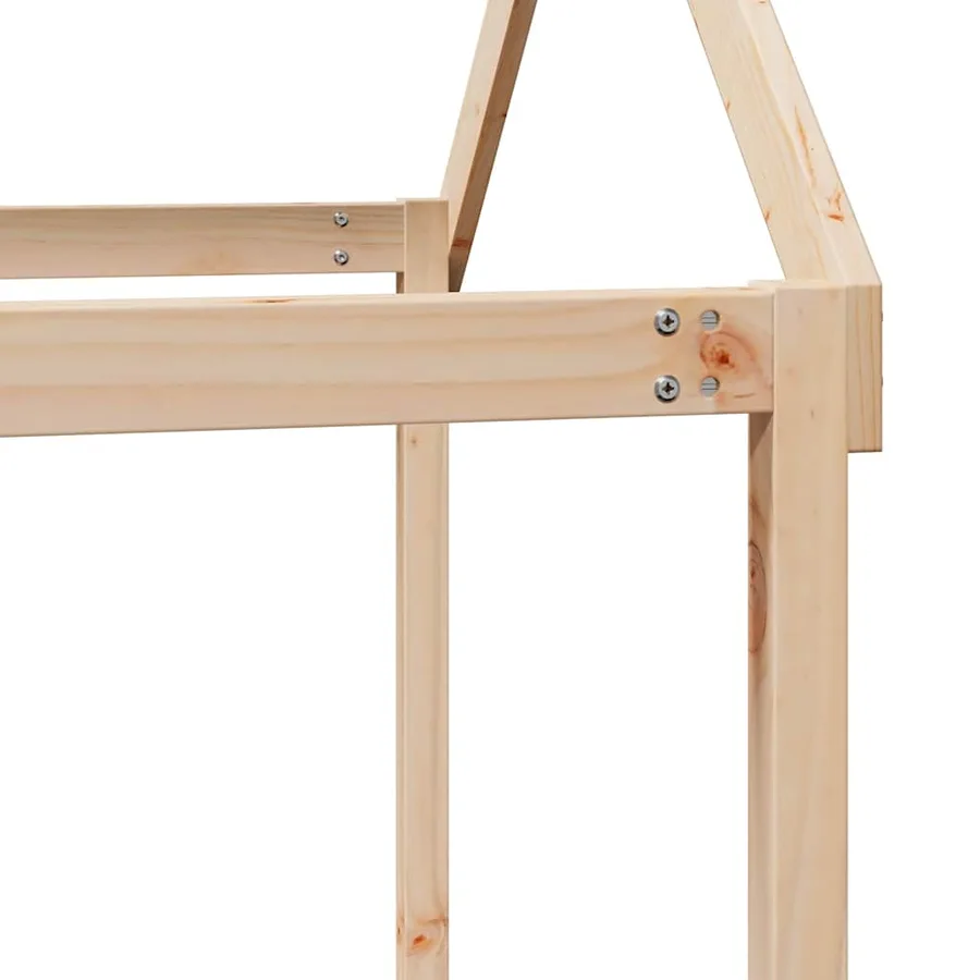 Toit de lit pour enfants 217x85,5x154 cm bois de pin massif - 7
