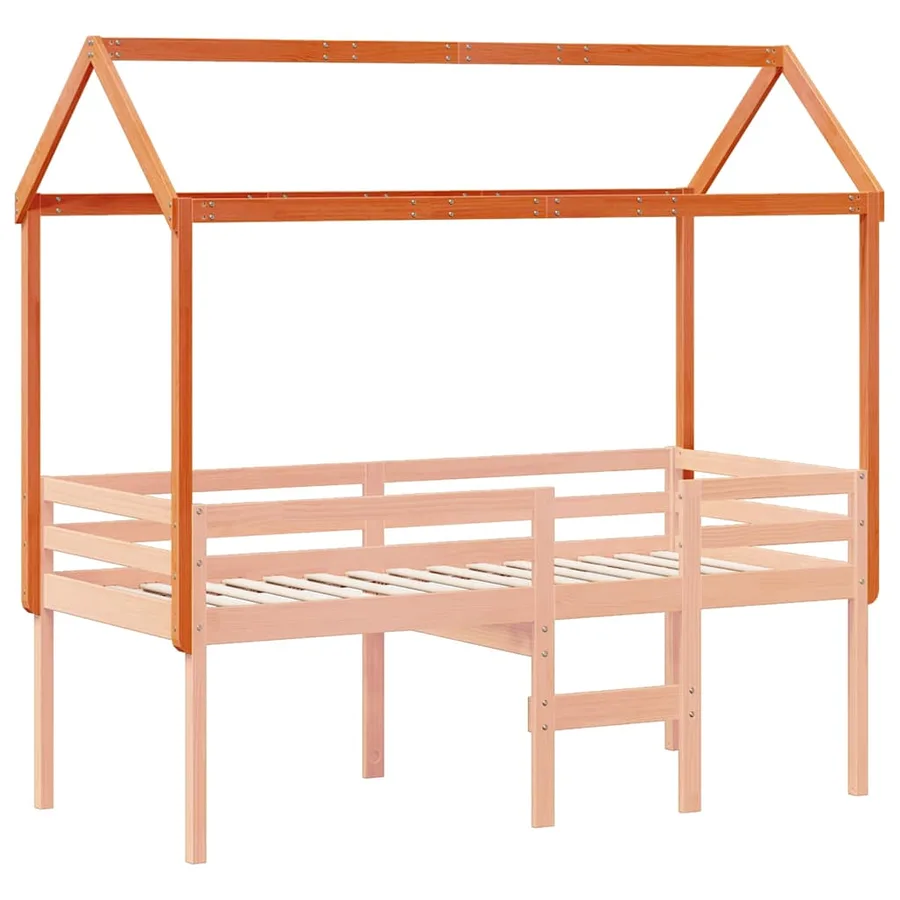 Toit de lit pour enfants 217x85,5x154 cm bois de pin massif - 3