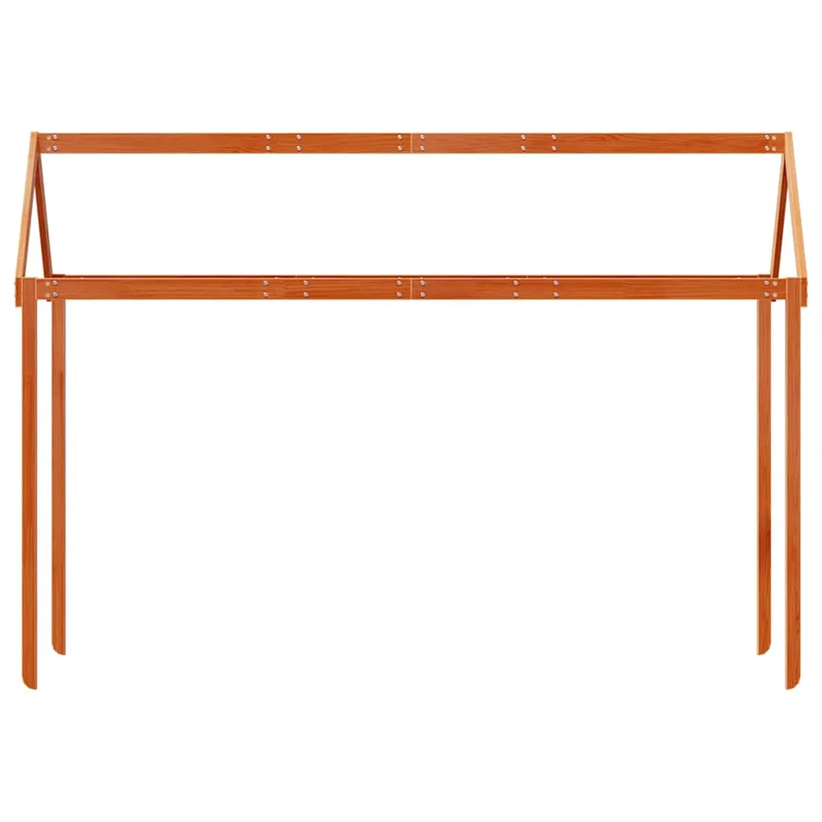 Toit de lit pour enfants 217x85,5x154 cm bois de pin massif - 4