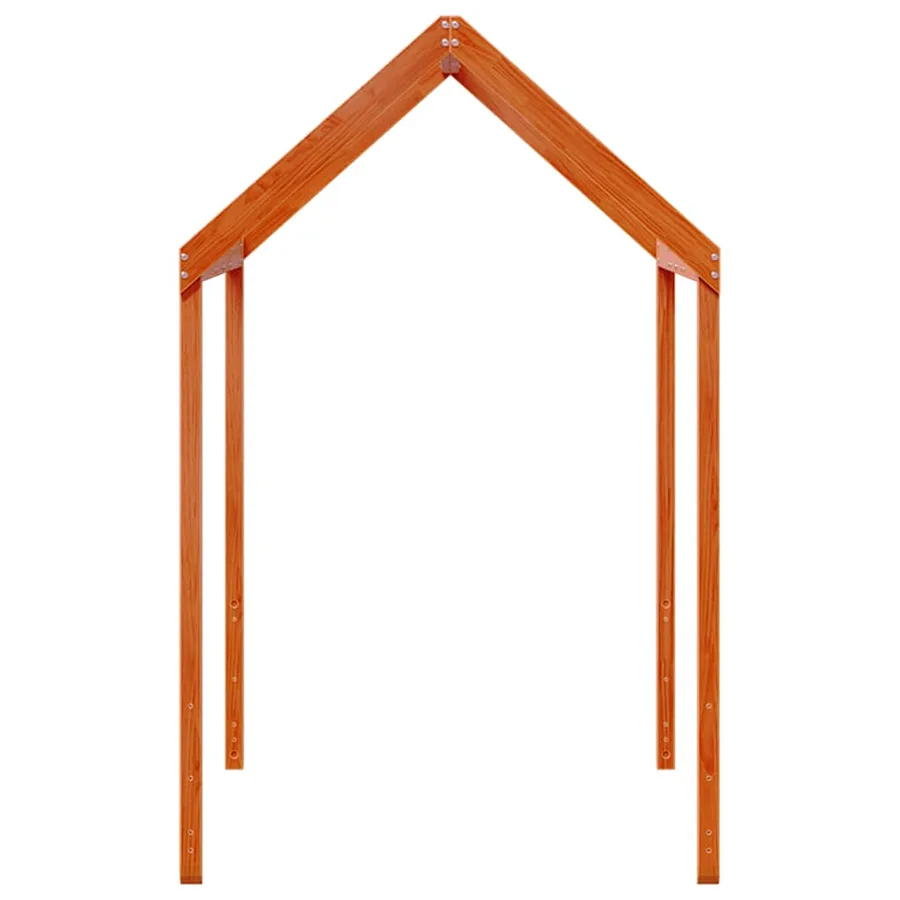 Toit de lit pour enfants 217x85,5x154 cm bois de pin massif - 5