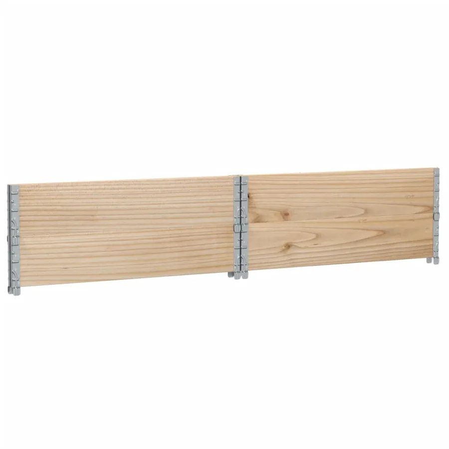 Jardinière 100x100 cm bois de pin massif - 6