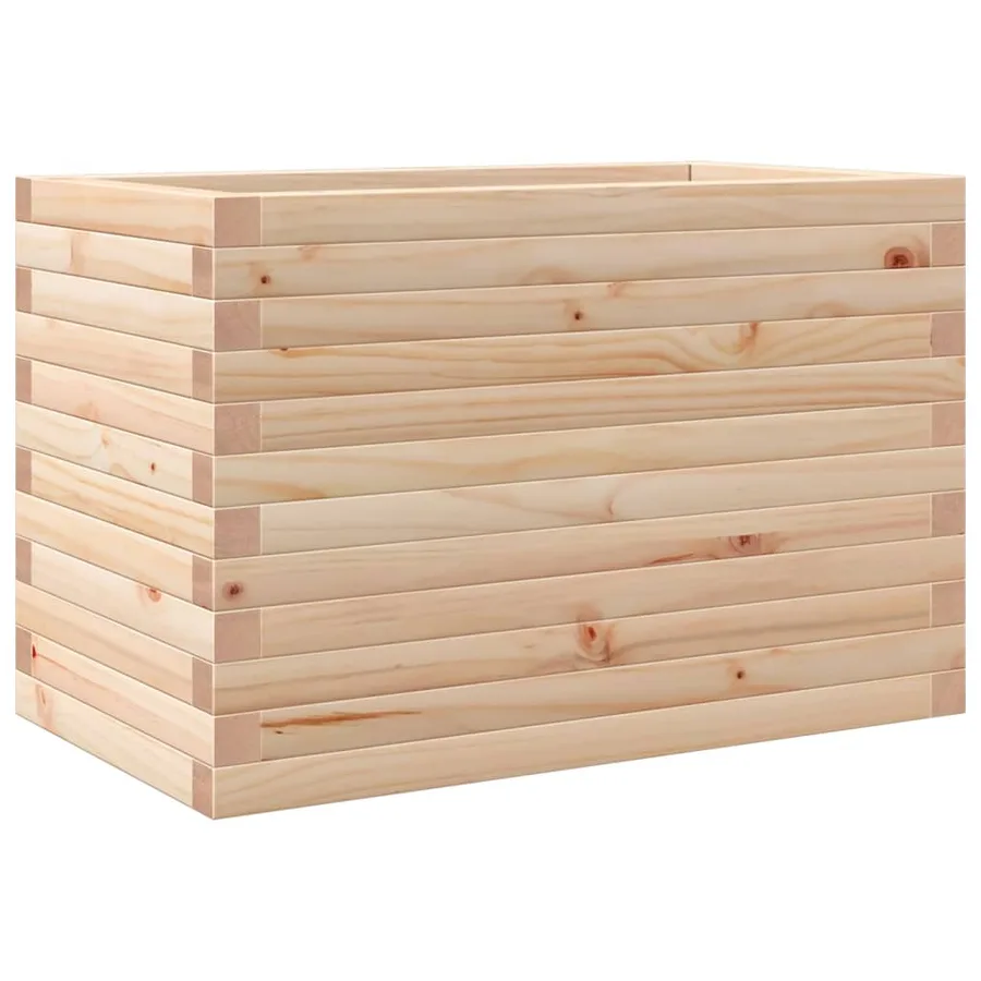 Jardinière 70x40x45,5 cm bois de pin massif - 2