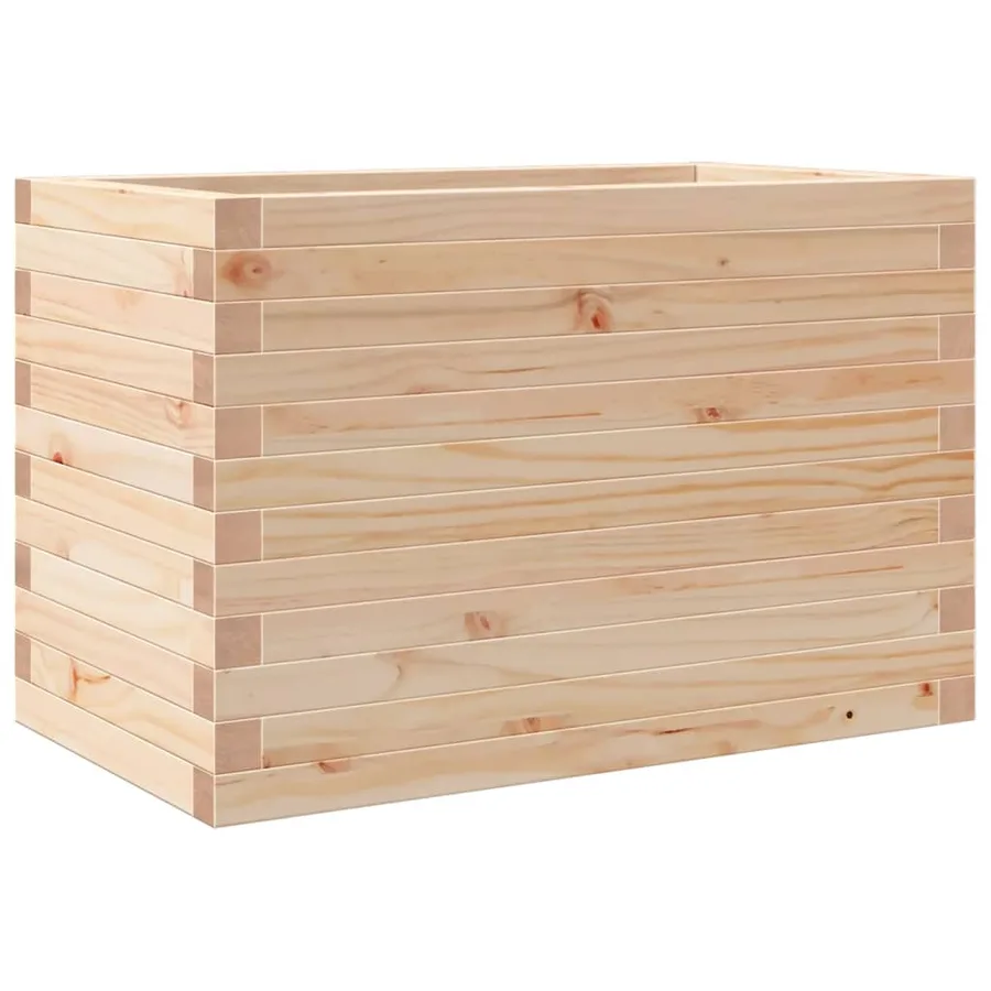 Jardinière 70x40x45,5 cm bois de pin massif - 7