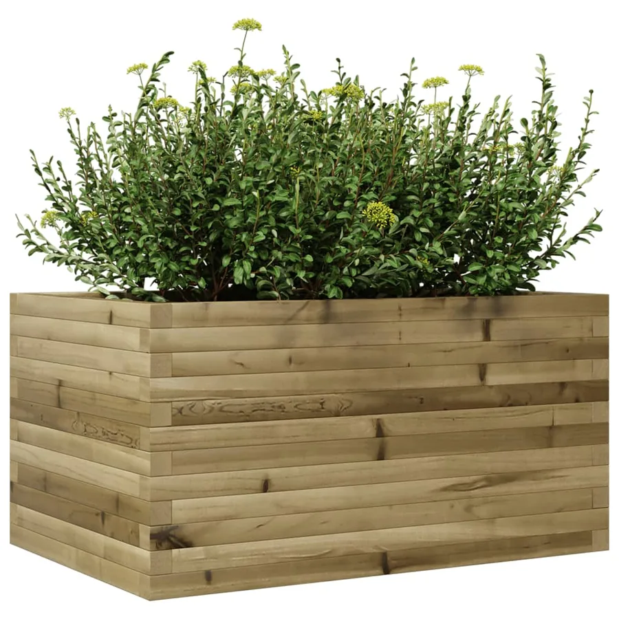 Jardinière 90x60x45,5 cm bois de pin imprégné - 4