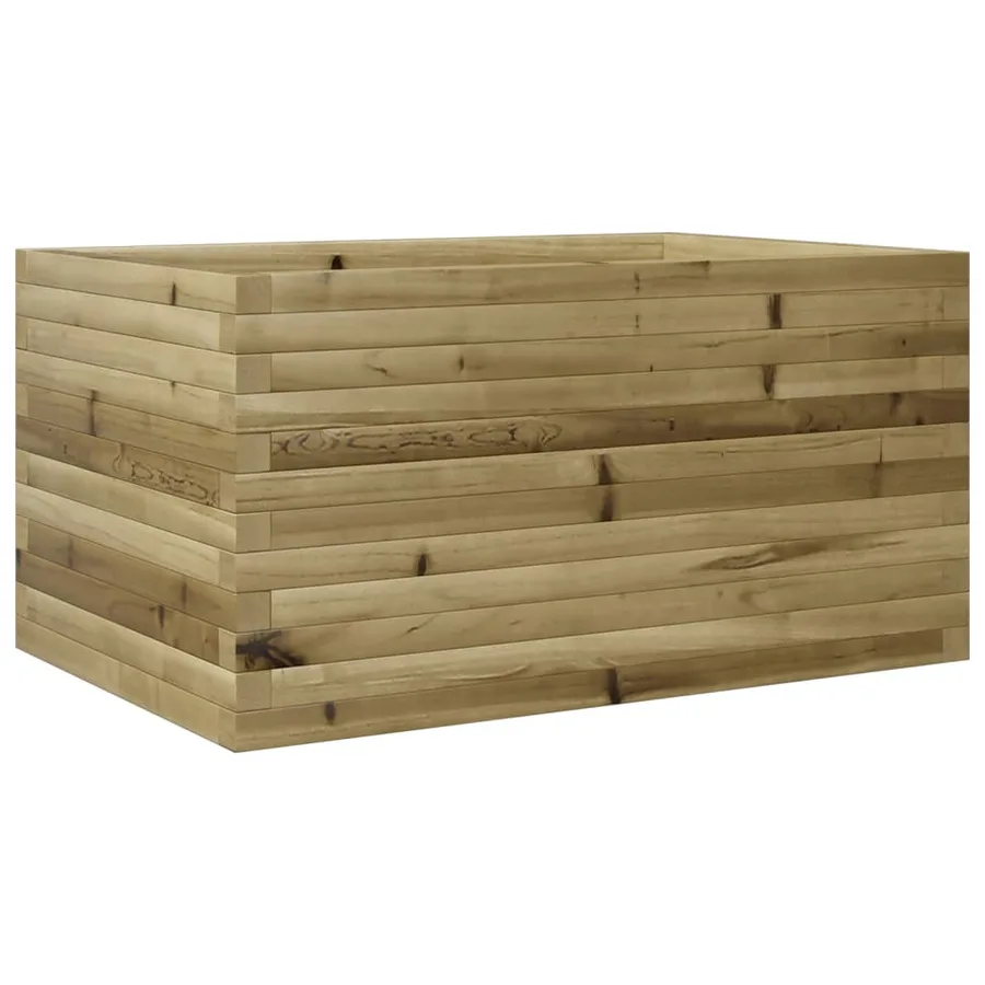 Jardinière 90x60x45,5 cm bois de pin imprégné - 7
