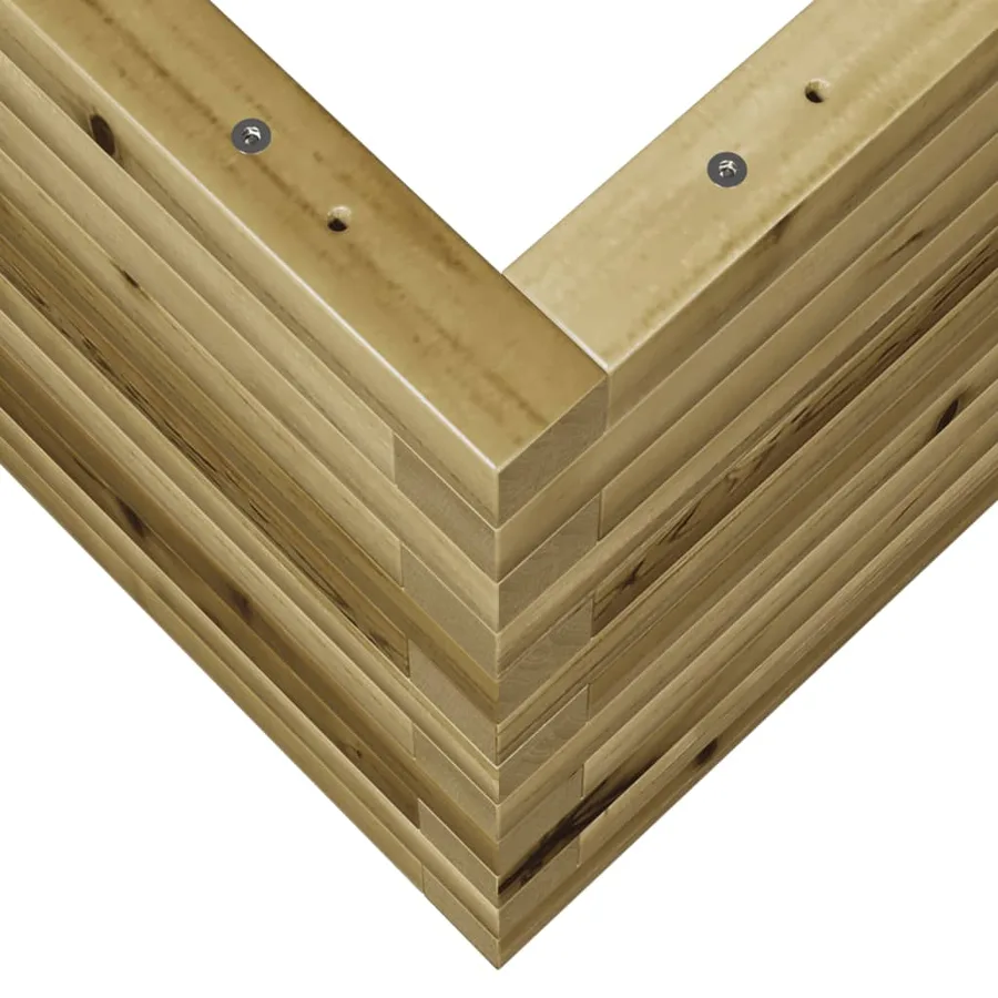 Jardinière 90x60x45,5 cm bois de pin imprégné - 8