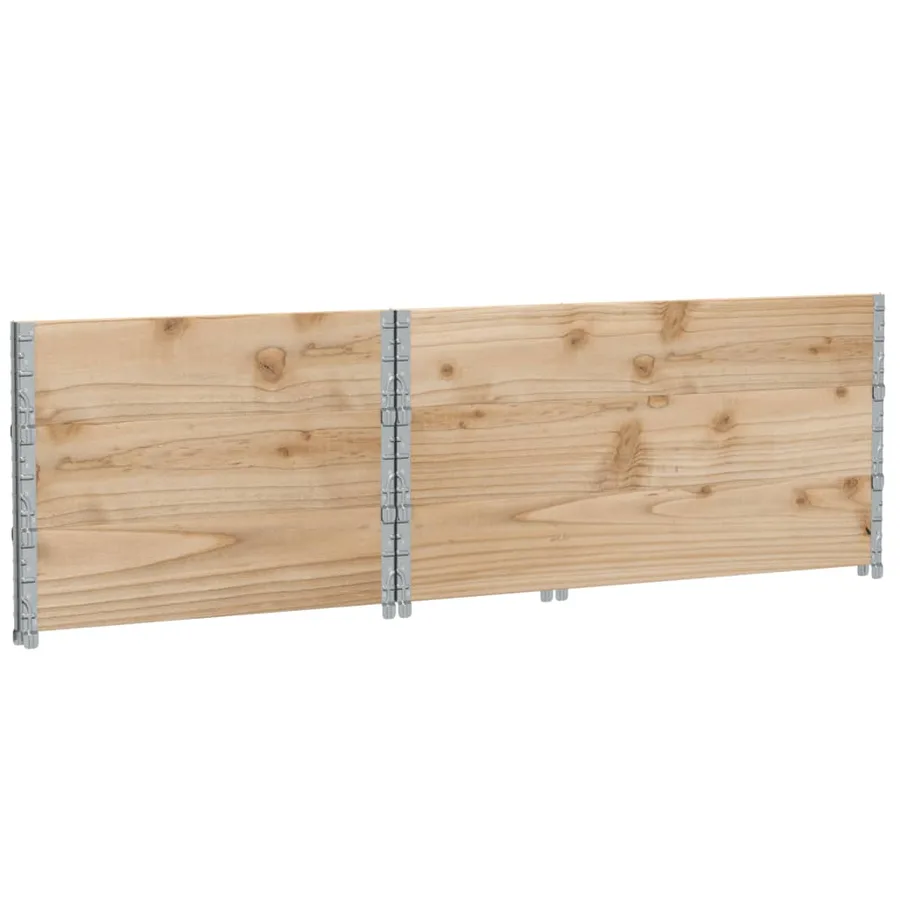 Jardinière 120x80 cm bois massif de pin - 6