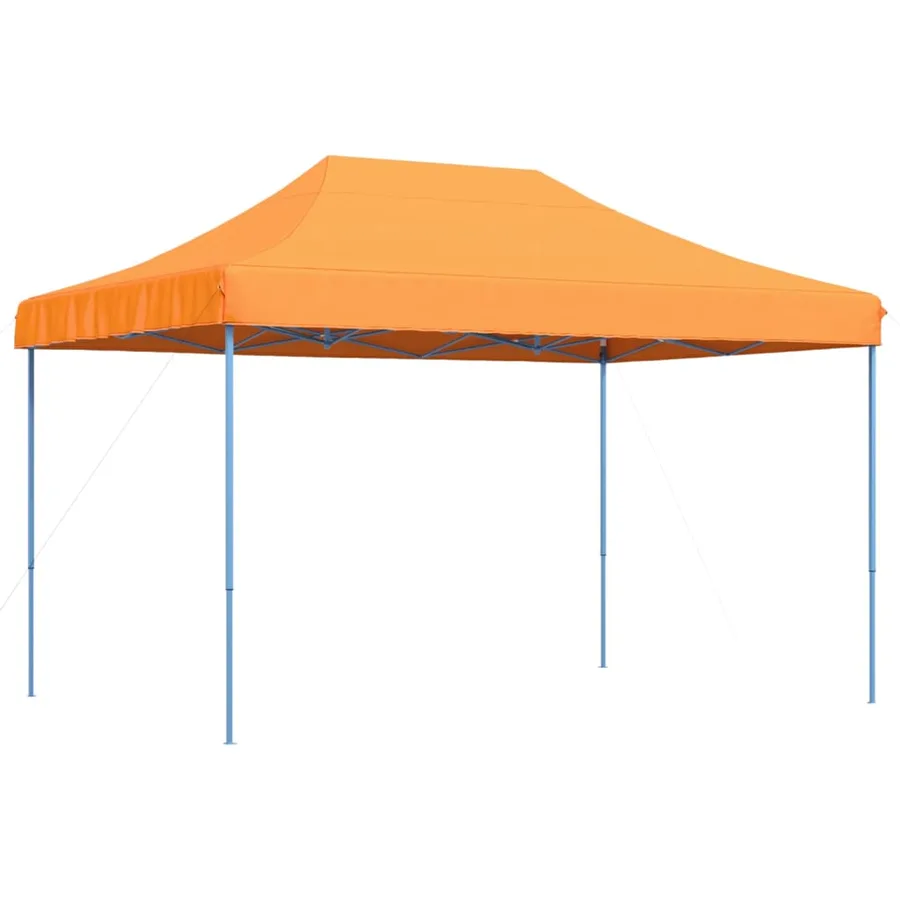 Tente de réception pliable escamotable orange 410x279x315 cm - 2