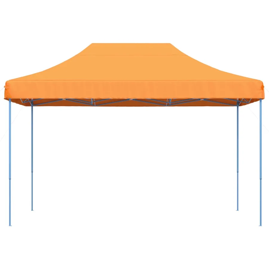 Tente de réception pliable escamotable orange 410x279x315 cm - 3