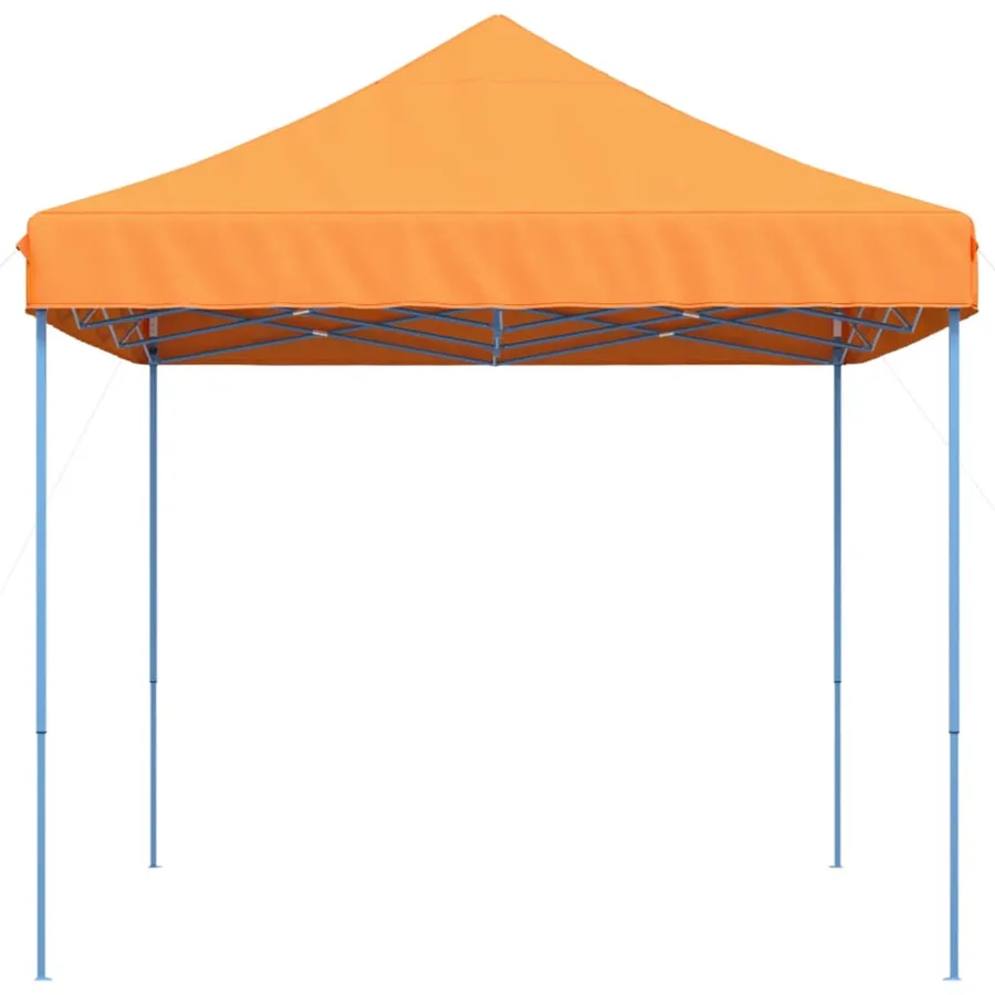 Tente de réception pliable escamotable orange 410x279x315 cm - 5
