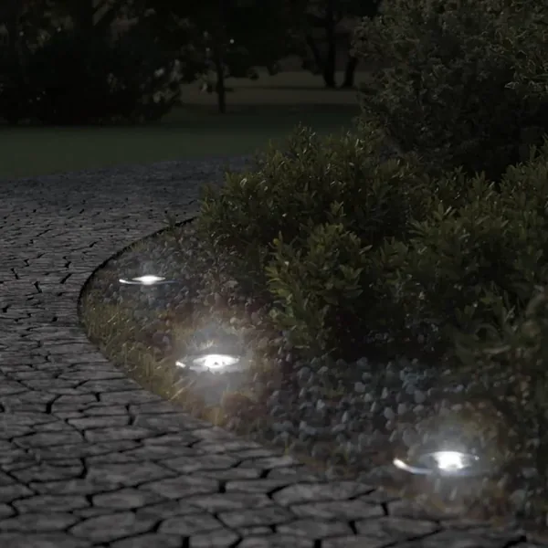 Lampes au sol d'extérieur ronde aluminium moulé sous pression