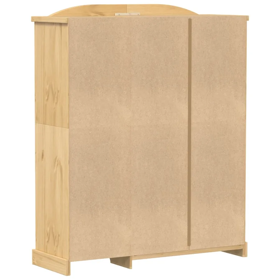 Garde-robe Corona 151,5x52x186 cm bois de pin massif - 6