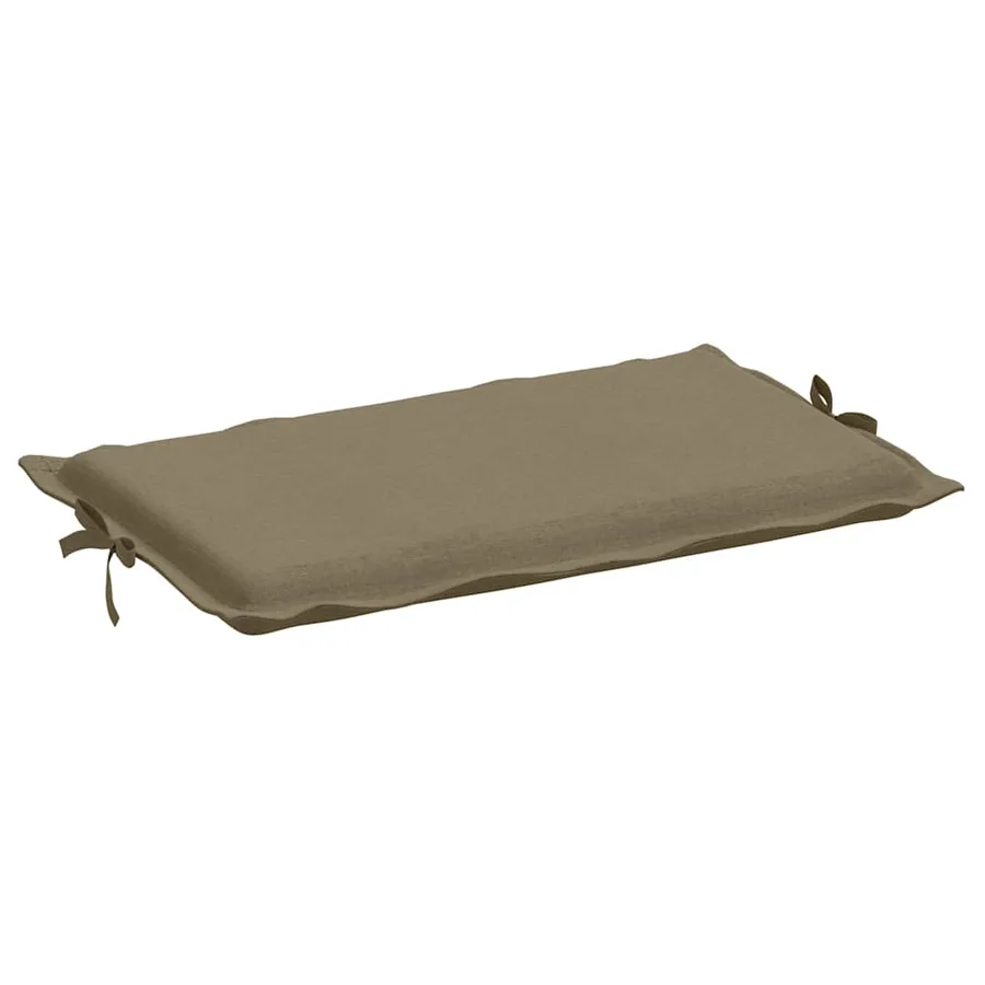 Coussin de chaise longue taupe mélangé 186x58x4 cm tissu - 5